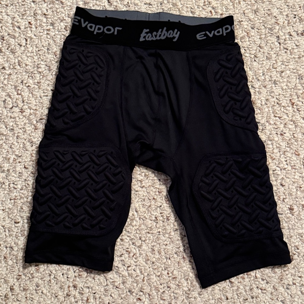 Brand New Eastbay Men's Black Padded Athletic Shorts